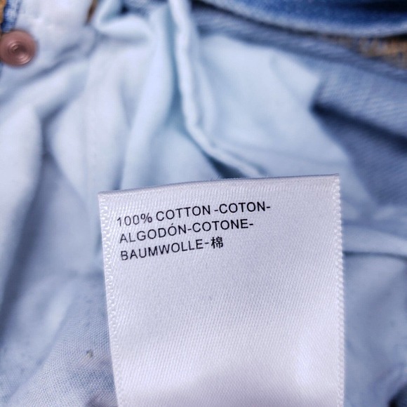 Urban Outfitters BDG Button Fly Jeans Womens Size 26 Slim Straight Raw Hem Pants - Picture 11 of 13